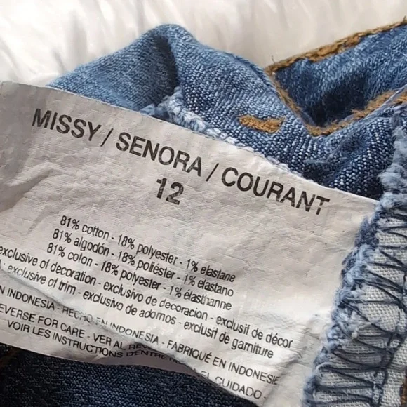 Gloria Vanderbilt Skimmer Denim Capri High Waisted Slimming Jeans Size 12 - Picture 7 of 11